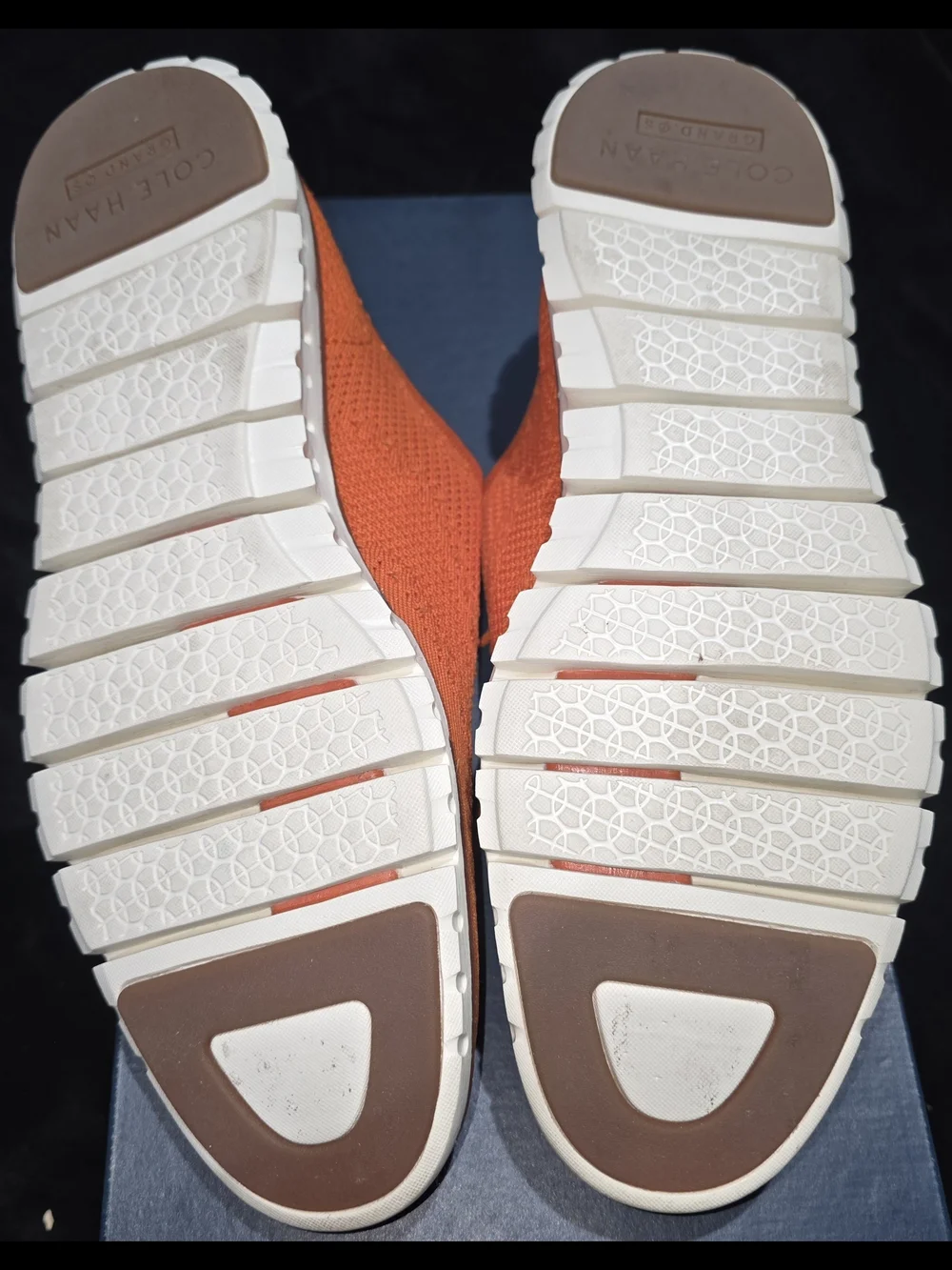 Men's Cole Haan Zerogrand Stretchlite Oxford - Orange Size 9.5M